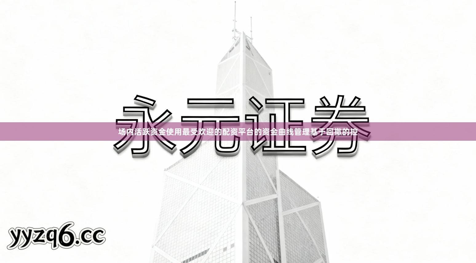 场内活跃资金使用最受欢迎的配资平台的资金曲线管理基于回撤的控